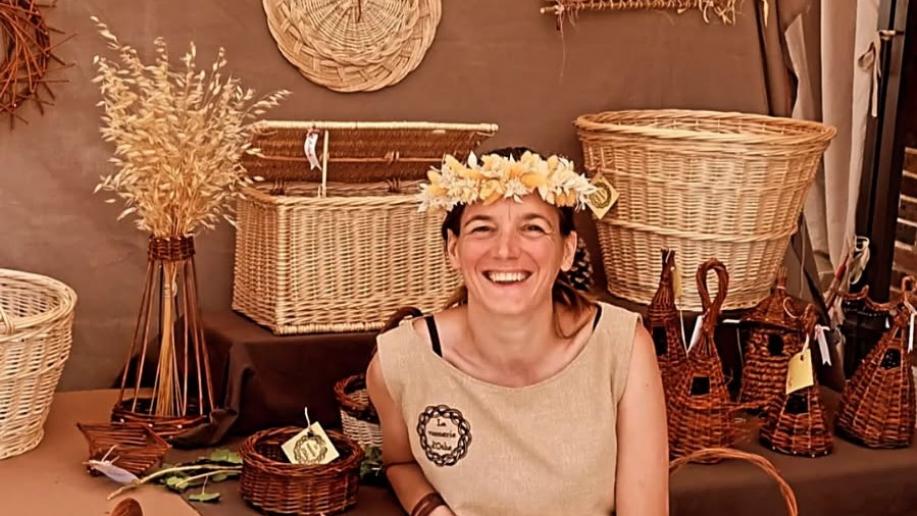 Clotilde HEIN, artisane vannière dans le Pays d’Othe