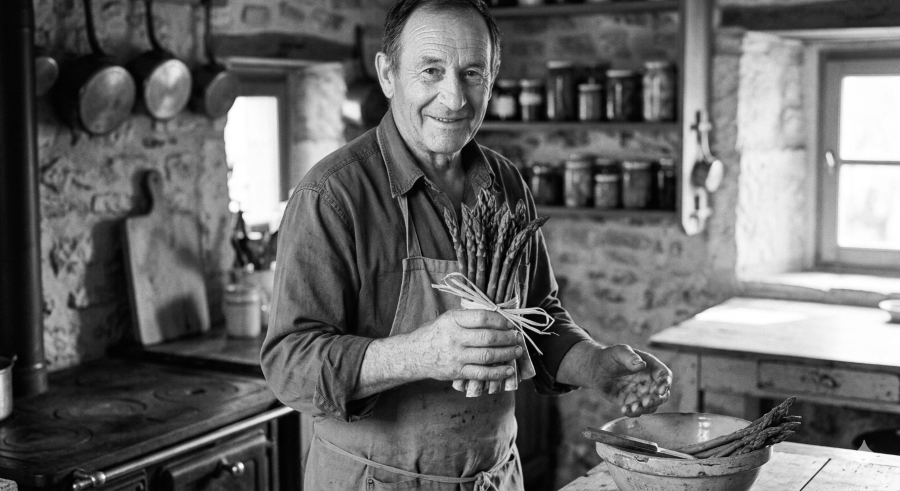 L’Asperge du pays d’Othe : le secret de Jean-Louis, maraîcher.